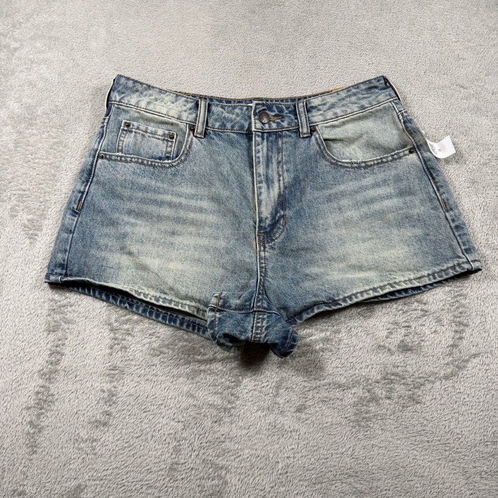 PacSun Mom‎ Short Women 29 Blue High Rise Denim NWT
